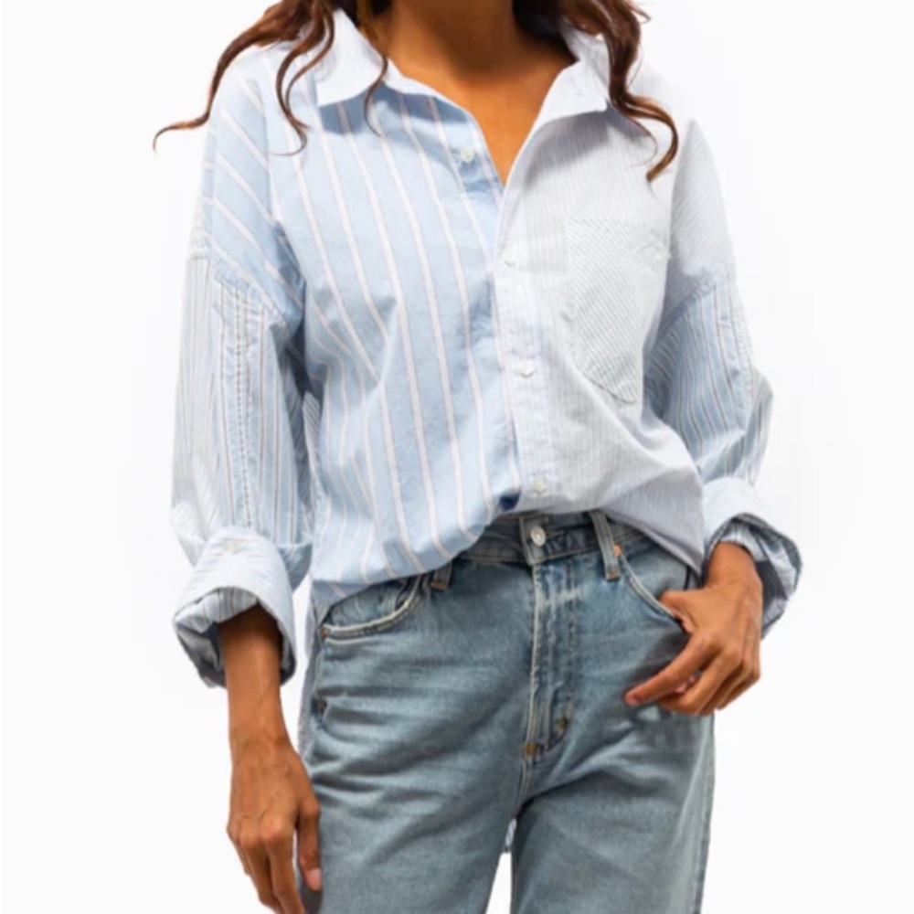 CITIZENS OF HUMANITY
BRINKLEY SHIRT REWORK STRIPE